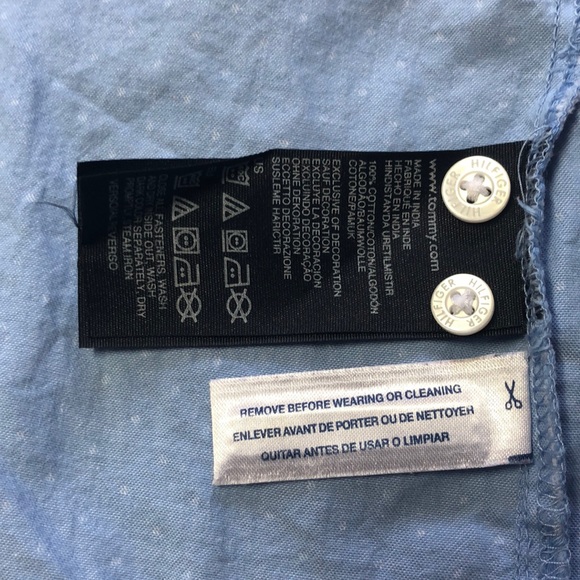 Blue and white dot print tunic %100 cotton 👗 - Picture 5 of 5